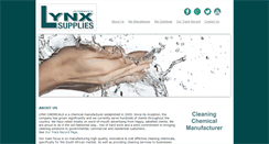 Desktop Screenshot of lynxchemicals.co.za